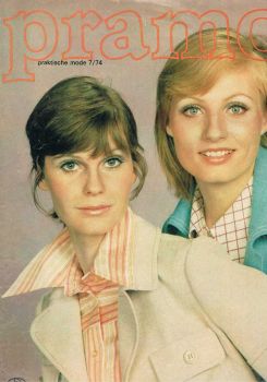 PRAMO DDR Mode Zeitschrift, Schnittmuster, Heft 7/74
