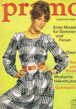 PRAMO DDR Mode Zeitschrift, Schnittmuster, Heft 4/71
