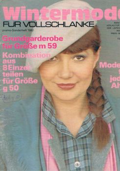 PRAMO DDR Mode Zeitschrift Vollschlanke Schnittmuster, Heft 2/82