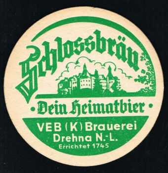 Schlossbräu Bierdeckel