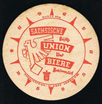 Sächsische Union Bierdeckel