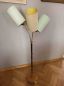 Preview: alte Stehlampe aus den 50er Jahren, Tütenlampe, Midcentury Design Messing Rockabilly