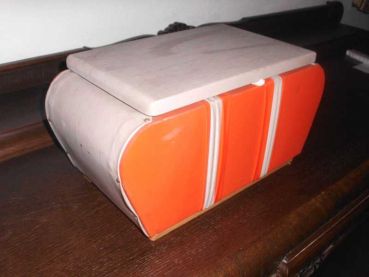 Preview: kleine Truhe, Aufbewahrung, mini Wäschetruhe, 60er - 70er Jahre