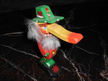 Preview: alte Holzfigur, Nussknacker, Kobold, Erzgebirge