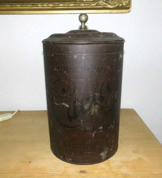 große alte Kakao Dose Firma A. L. Mohr, sehr selten, Top
