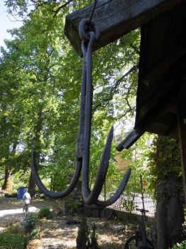 Preview: uralter Wurfanker Enterhaken Kletterhaken Bootsanker