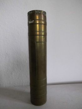 alte Granatenhülse Geschosshülse Granate Hülse Messing