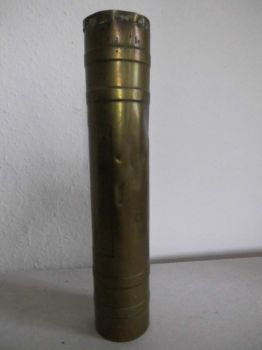 Preview: alte Granatenhülse Geschosshülse Granate Hülse Messing