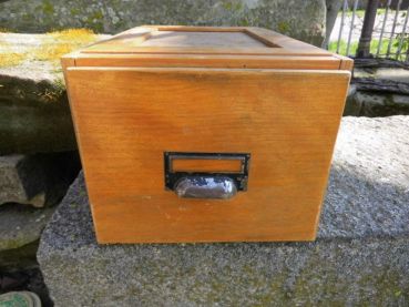 alter Karteikasten Fabrikstil, Industrie Design, Aufbewahrung,