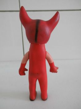 Preview: DDR Herr Fuchs Frau Elster Sandmann Spielzeug Gummifigur Spielsachen VEB Plaste