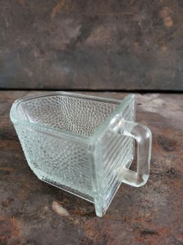 Glasschütte, Vorratsschütte, Schütte, Küchenschrank, Pressglass