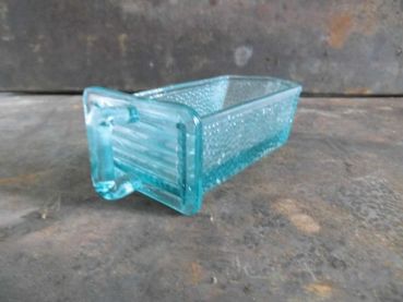 Glasschütte, Vorratsschütte, Schütte, Küchenschrank, Pressglass