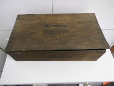 alte Zigarrenkiste, Schatulle, Holzkiste, Keulen Cigarre