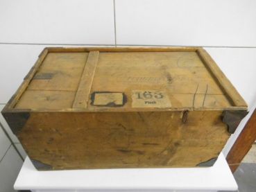 alte Transportkiste Holzkiste 1. WK ? Militaria