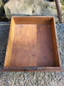 Preview: alte Schublade, Schubkasten, Holzschublade