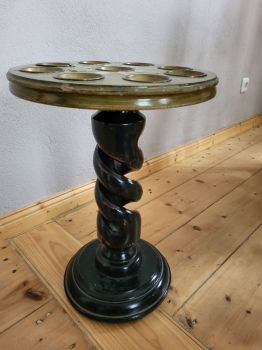 Preview: alter Blumenständer Blumenhocker gedrechselt gut erhalten