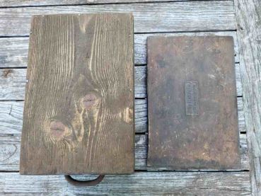 sehr alte Willy Hanzsch, Holzkiste, 30er Jahre, Aufbewahrung, Werkstatt, Kötzschenbroda