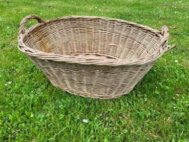 alter Wäschekorb, Weidenkorb, Rattan