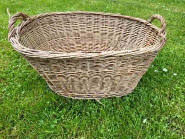 Preview: alter Wäschekorb, Weidenkorb, Rattan