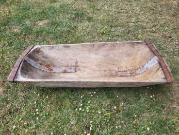 urige Backmulde Backtrog Holzmolle Molle Fleischermolle Bäckermolle Teigmolle