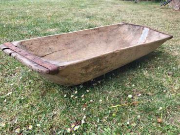 Preview: urige Backmulde Backtrog Holzmolle Molle Fleischermolle Bäckermolle Teigmolle