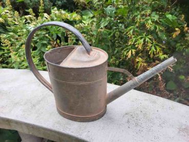 alte Zinkgießkanne, 8 Liter