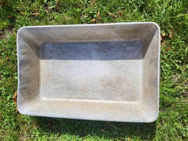 Preview: XXL Fleischwanne, Bräter, Alu, Guss, Wanne, mit Griffen, sehr schwer und stabil