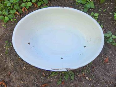 Preview: große emaille Wanne Emaillewanne Waschwanne