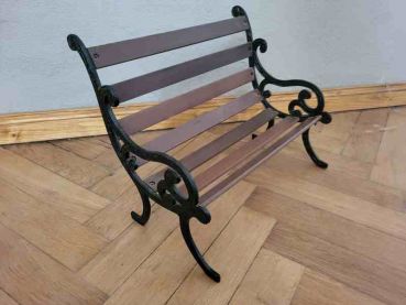 alte Puppen Sitzbank, Gusseisen