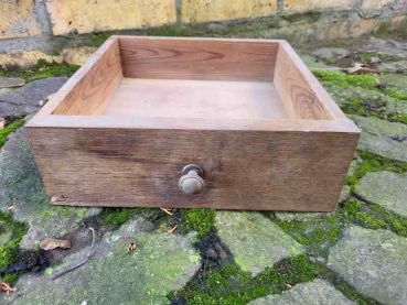 alte Schublade Schubkasten Holzschublade Holzkiste Schieber Schubkasten