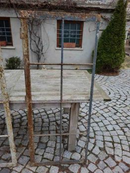 Preview: 3 alte Sprossenfenster, Eisenfenster, Stallfenster, Gusseisenfenster, Jahrhunderwende