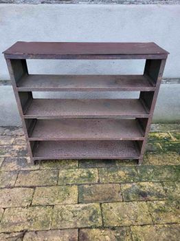 altes Metallregal Industrieregal Werkstattregal Schwerlastregal Eisen, Metall