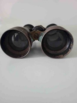 Preview: altes Opernglas um 1900, mit Lederüberzug