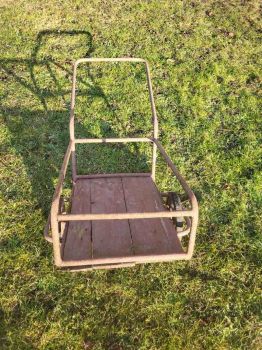 Preview: alter Handwagen Bollerwagen, Metallwagen