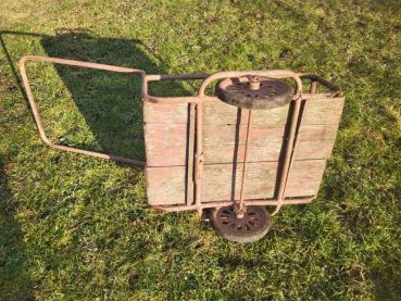 alter Handwagen Bollerwagen, Metallwagen