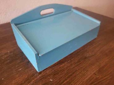 Preview: alter Schuhputzkasten, Putzkasten, Aufbewahrung, Holzkasten