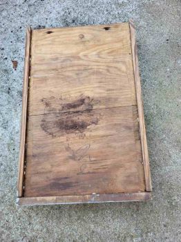 kleinere alte Schublade, Schubkasten, Holzschublade, Holzkiste