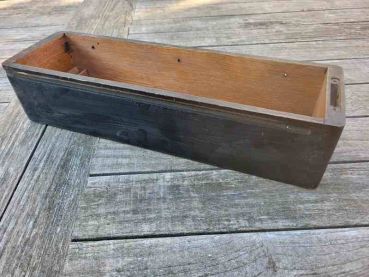 Preview: schwarze Nähmaschinen Schubladen Schublade Schubkasten Holzschublade Holzkiste Schieber Schubkasten