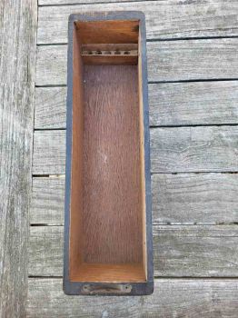 Preview: schwarze Nähmaschinen Schubladen Schublade Schubkasten Holzschublade Holzkiste Schieber Schubkasten