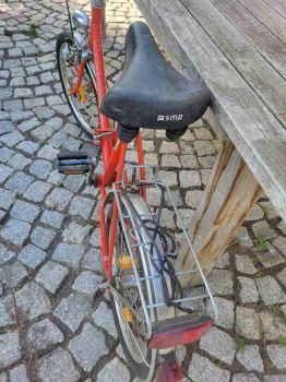 Preview: Klapprad Fahrrad Antik 1970er Jahre Vintage, Rot, 20 Zoll Funktionstüchtig