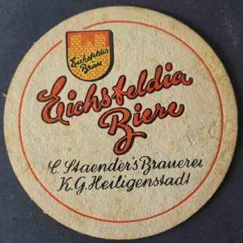 Brauerei Heilbad Heiligenstadt Bierdeckel