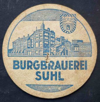 Burgbrauerei Bierdeckel aus Suhl