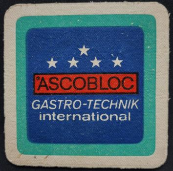 Bierdeckel vom Ascobloc Gastro Technik