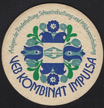 Bierdeckel vom VEB Kombinat Impulsa