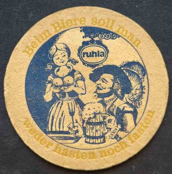 Bierdeckel von Ruhla