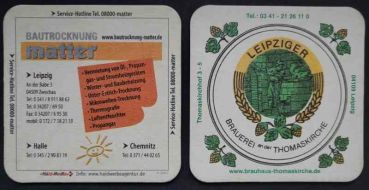 Leipziger Brauerei near Thomaskirche coaster