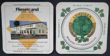 Leipziger Brauerei near Thomaskirche coaster