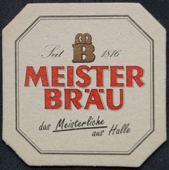 Meister - Bräu Bierdeckel