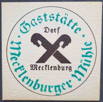 Bierdeckel von der Mecklenburger Mühle