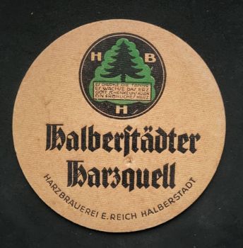 Harzbrauerei Halberstadt Bierdeckel